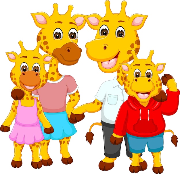 giraffe family