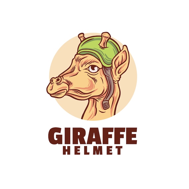 Giraffe helmet logo