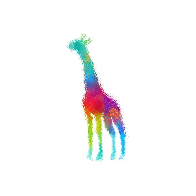 Illustrazione della giraffa