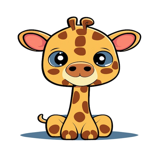 giraffe karakter clipart illustraties