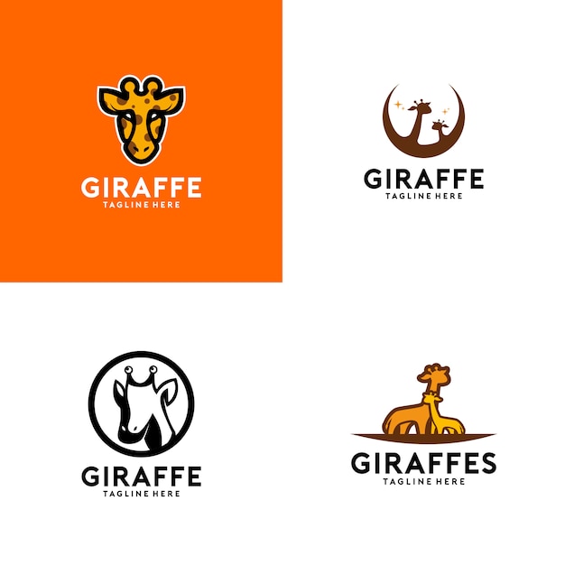 Collezione logo giraffe