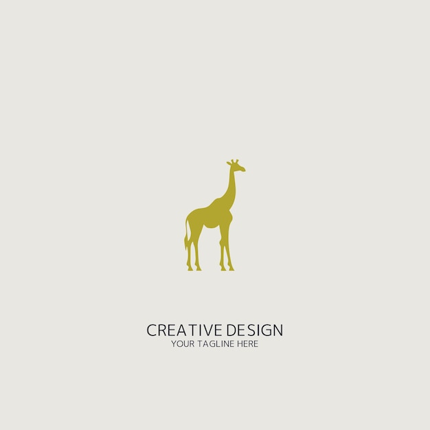 Vector giraffe logo vector