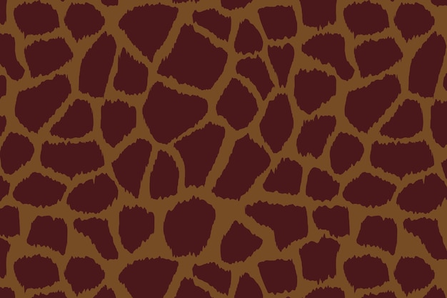 Vector giraffe seamless pattern skin print design