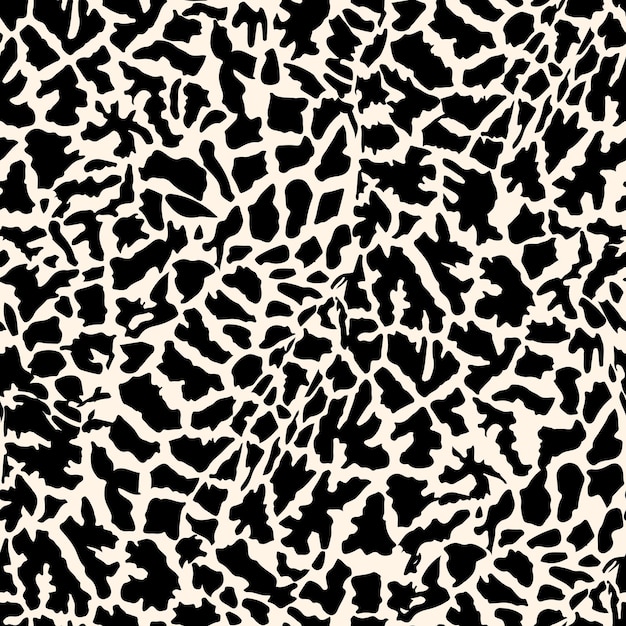 Giraffe Skin. Decorative seamless pattern. Repeating tile background. Tileable wallpaper print.