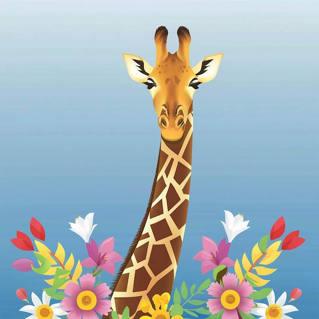 Vector giraffe vector illustrations