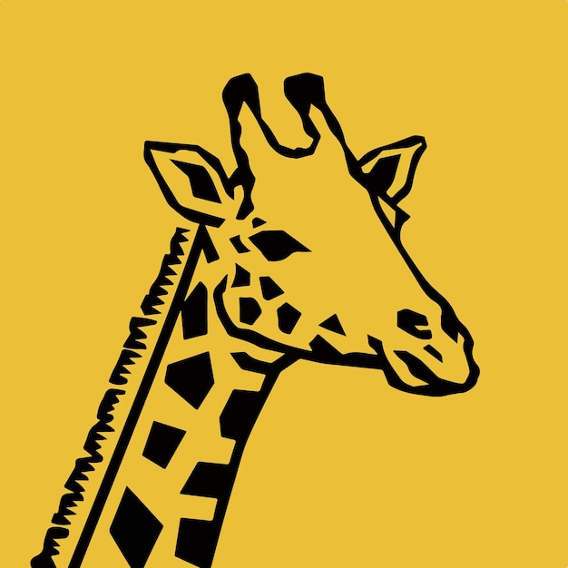 Vector giraffe vector