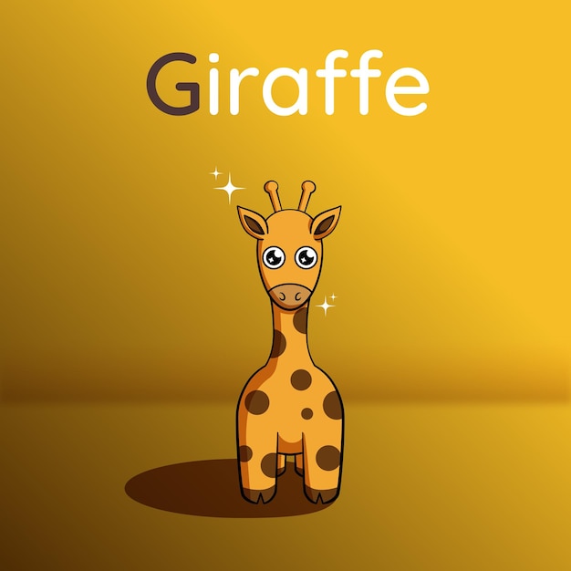 Vettore giraffa