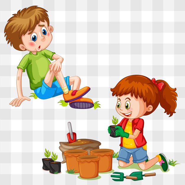 a girl and a boy are cooking in a kitchen