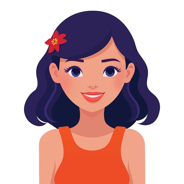 girl character vector