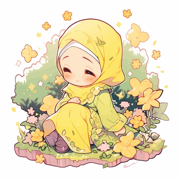 Page 78  Cute Hijab Chibi Anime Images - Free Download on Freepik