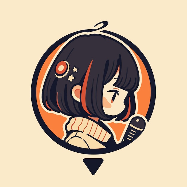 Vector girl character