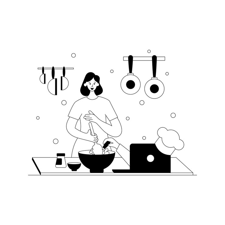 ガールクッキングフード
