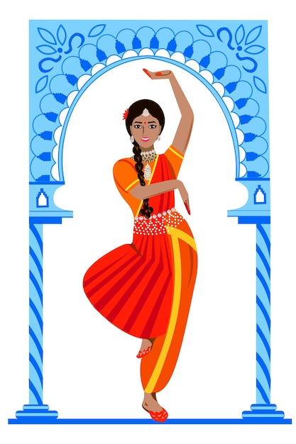 Girl indian dancing