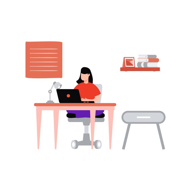 the girl is working on the laptop on the roof