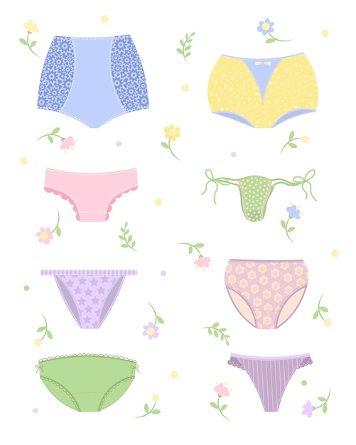 Little girl underwear Vectors & Illustrations for Free Download