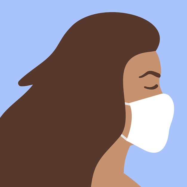 Girl in mask