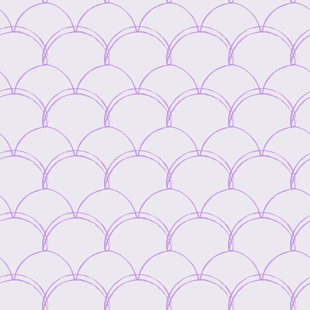 Girl mermaid seamless pattern