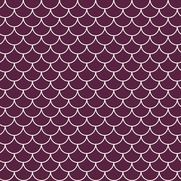 Girl mermaid seamless pattern