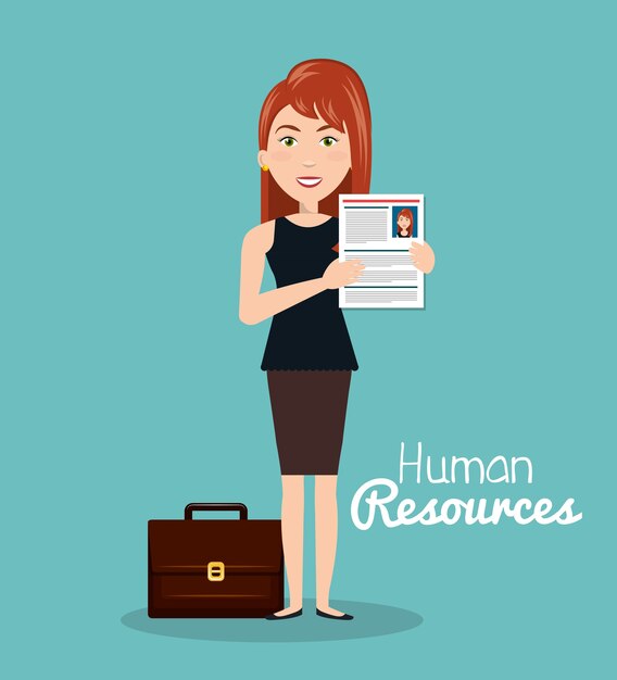 girl portfolio cv human resources