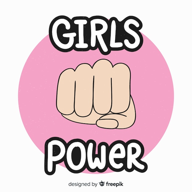 Girl power background