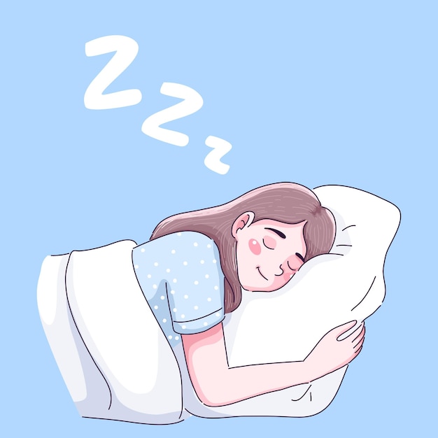 女の子はよく眠る