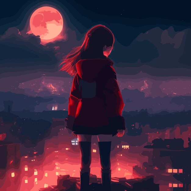 Anime Girls Beautiful Anime Scenery Aesthetic Hd Lofi Anime Hd Matte Finish  Poster Paper Print - Animation & Cartoons posters in India - Buy art, film,  design, movie, music, nature and educational