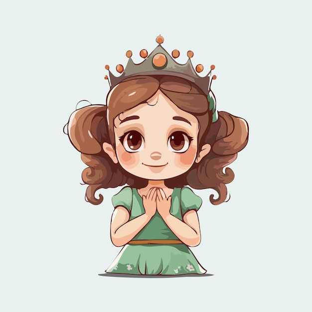 girl with grey crown