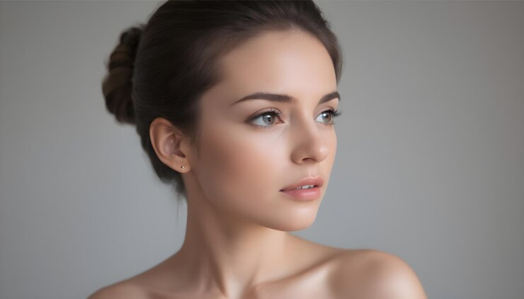 Vector girl with white background models woman