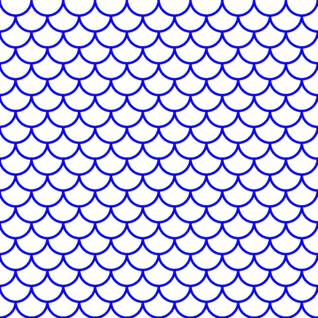 Vector girlish fish scale pattern. vector illustration