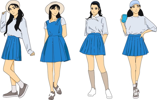 女孩的姿势_5