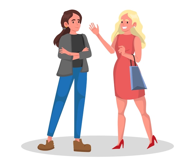 女の子と女性