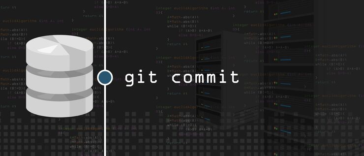 Vector git commit 프로그래밍 코딩 서버 및 데이터베이스