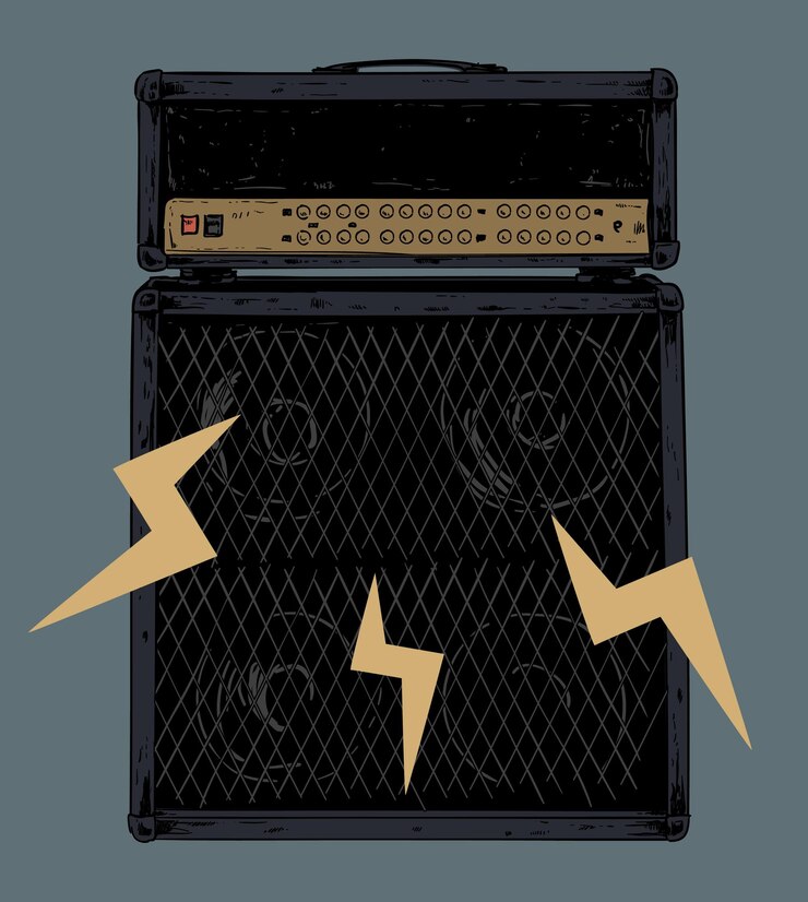 Vector gitaar- en basversterker voor rockmuziek