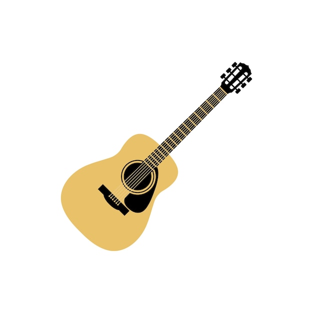 gitaar grafisch ontwerp sjabloon vector