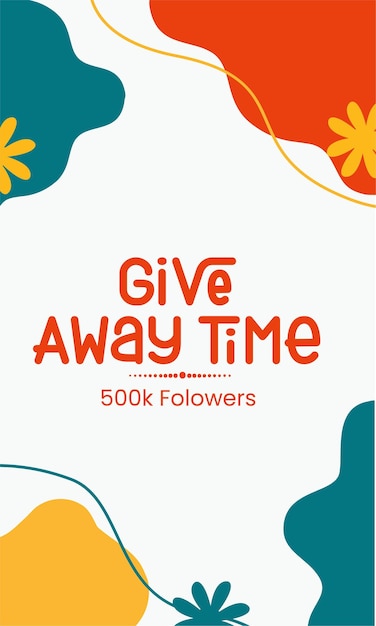 give away social media post