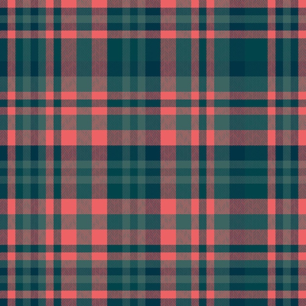 Give plaid vector check hipster fabric seamless background Dress tartan texture textile pattern in dark and red colors