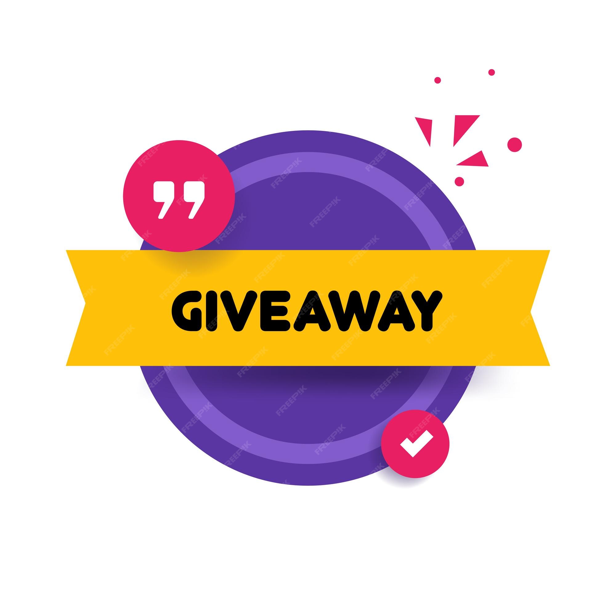 Giveaway Logo Vector Art, Icons, and Graphics for Free Download