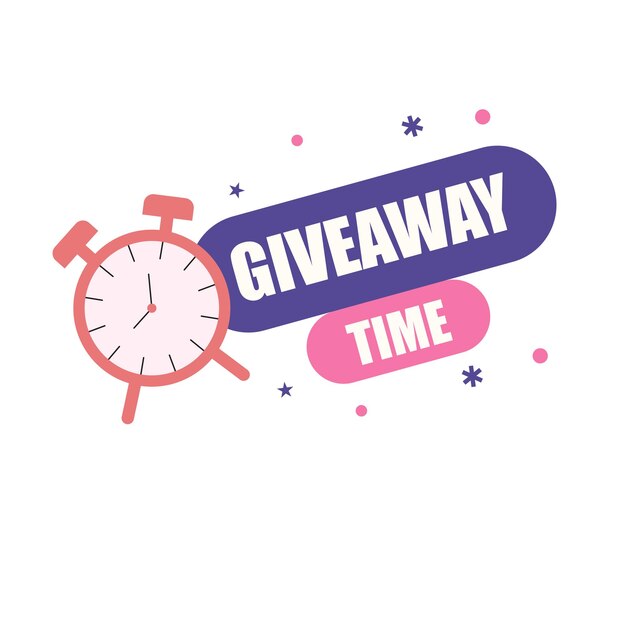 Giveaway Element Illustration Free