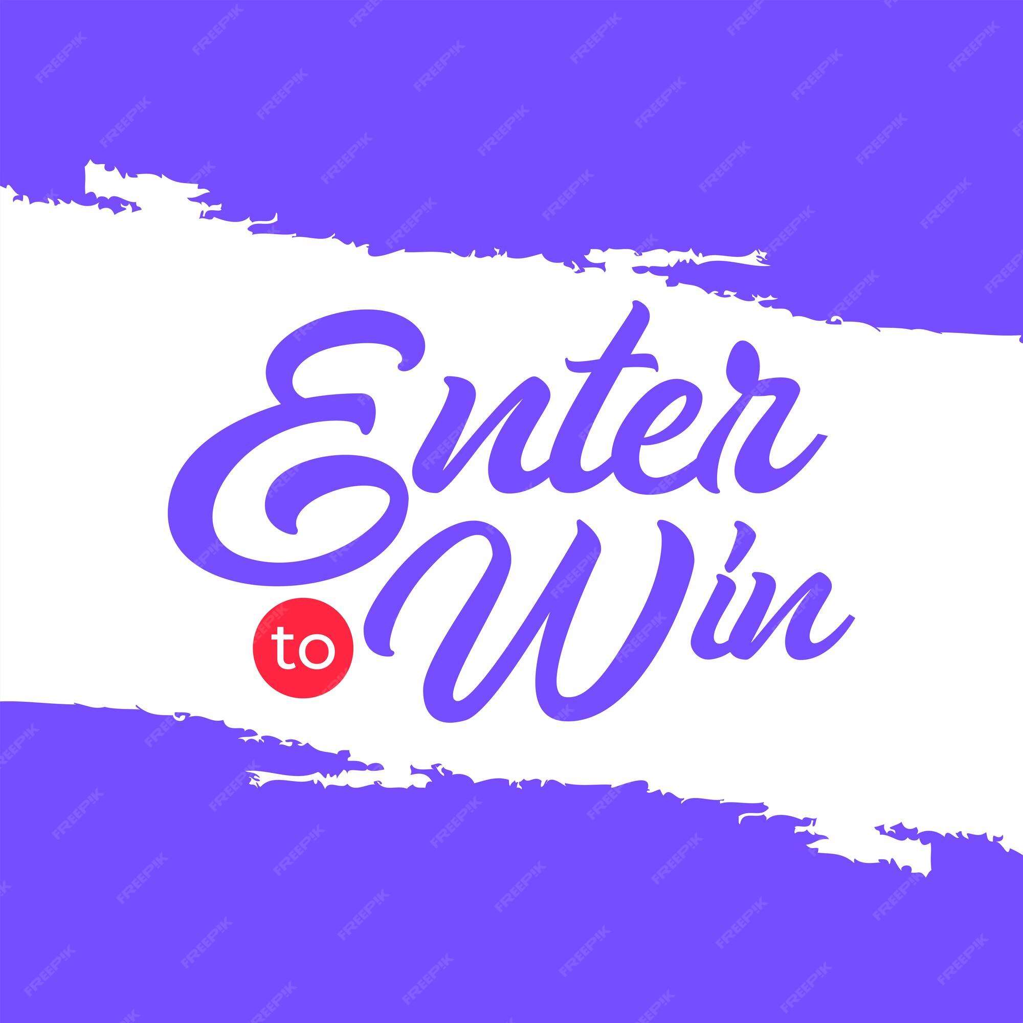 Premium Vector | Giveaway social media contest vector template enter to