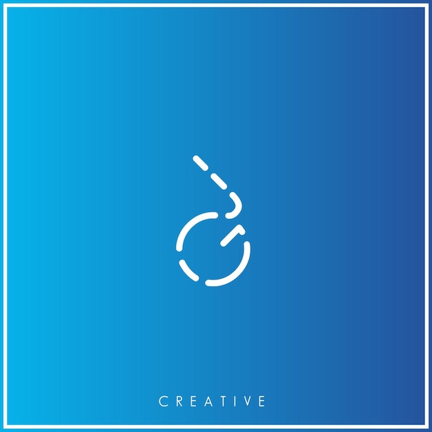 GJ 크리에이티브 후자의 로고 디자인 프리미엄  ⁇ 터 크리에이티브 로고  ⁇ 터 일러스트레이션 로고 글자 로고