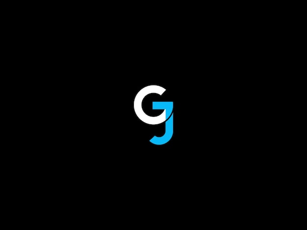 Вектор Дизайн логотипа gj