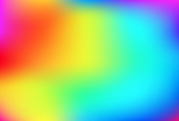 Gladde en wazige kleurrijke verloopnetachtergrond moderne heldere regenboogkleuren gemakkelijk bewerkbare zacht gekleurde vectorbannersjabloon