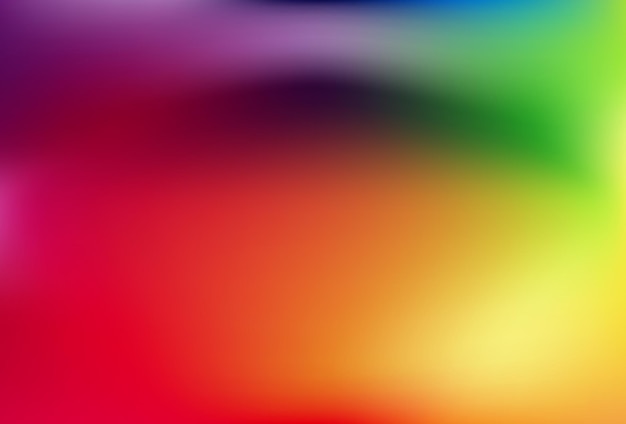 Gladde en wazige regenboog gradiënt mesh achtergrond. Vector.