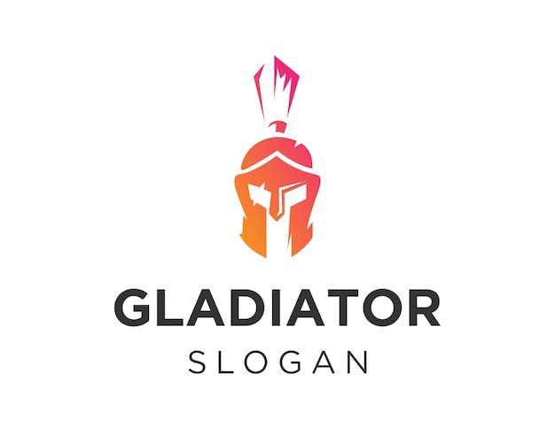 Vector gladiator-logo ontwerp