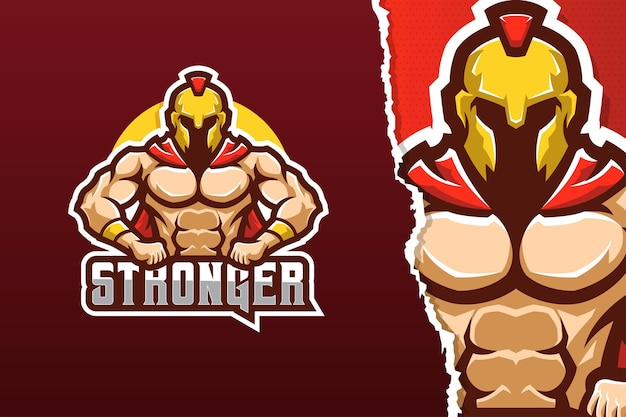 Gladiator Mascot Logo Template