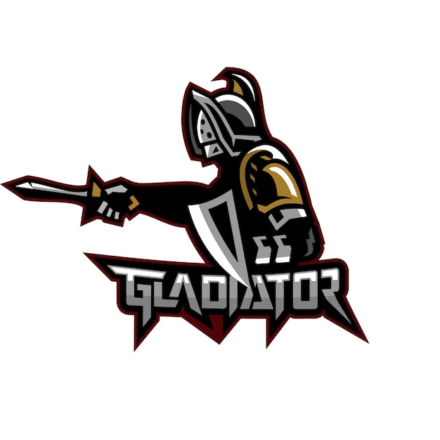 Vector gladiator mascot