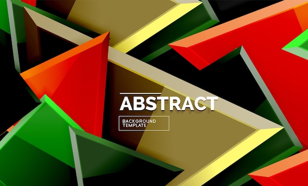 Glanzende stijl geometrische achtergrond
