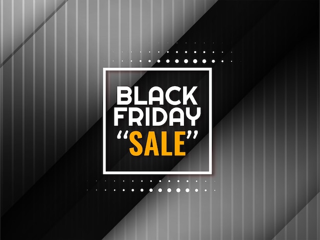 Glanzende stijlvolle zwarte vrijdag verkoop banner vector
