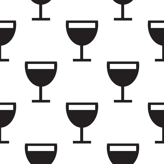 Glas pictogram illustratie