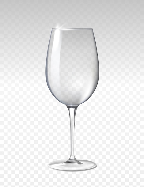 Glas wijnconcept gebruiksvoorwerp voor café of restaurant, alcoholische dranken, glaswerkesthetiek en